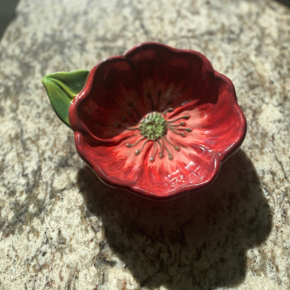 Jewelry Holder Flower Trinket Dish